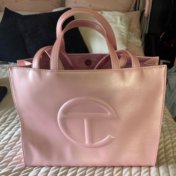 Telfar Handbags - Telfar Blush Pink Tote Bag